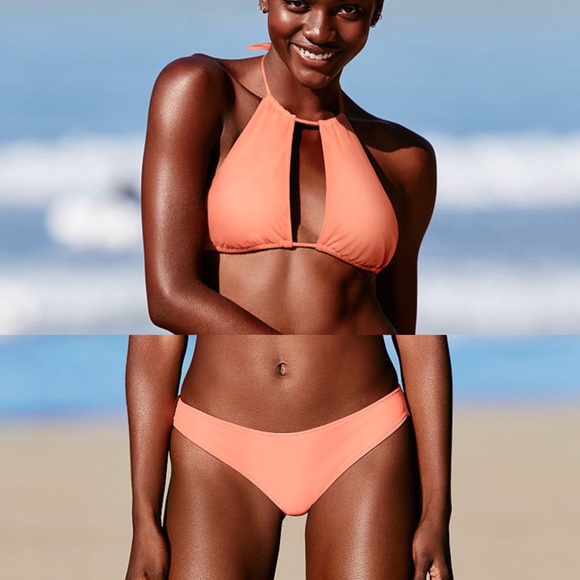 keyhole halter bikini